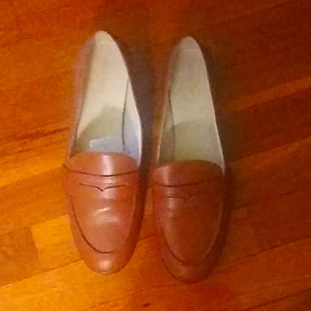 Cole Haan Grand Pinch Tan Penny Loafers 10
